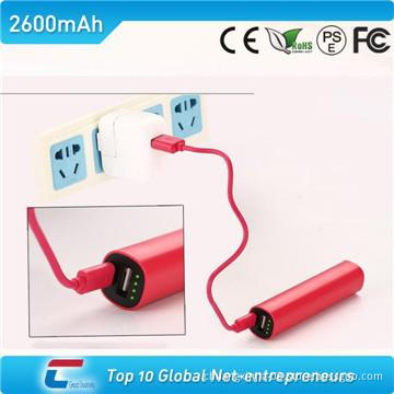 FCC certificate phone charger with fashionable strip design 2200mah